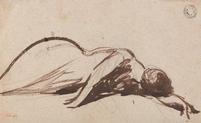 Prostrate Woman by George Romney